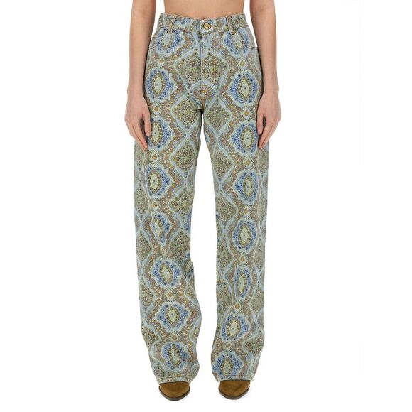 Etro Women Jeans Con Stampa Paisley